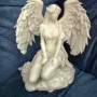 Kneeling Angel Small White