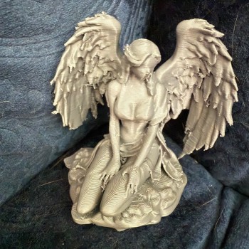Kneeling Angel Small Grey Kneeling Angel Small Grey