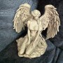 Kneeling Angel Small Grey