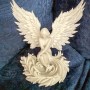 Sitting Angel in Nest Medium