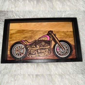 Framed Motorcycle Art Framed Motorcycle Art