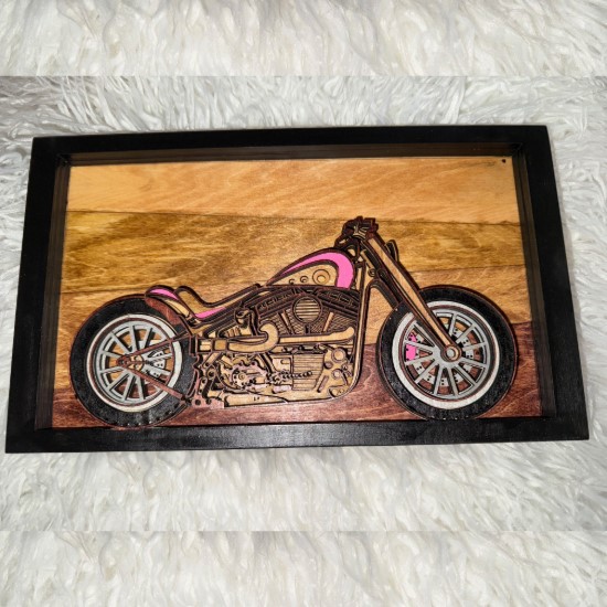 Framed Motorcycle Art Framed Motorcycle Art