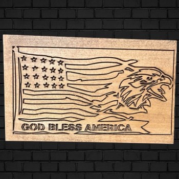 God Bless America Sign God Bless America Sign