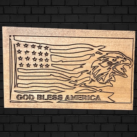 God Bless America Sign God Bless America Sign