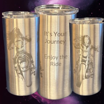 It’s Your Journey Full Logo Chrome Tumbler It’s Your Journey Full Logo Chrome Tumbler