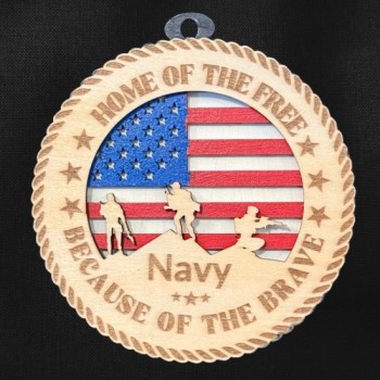 Navy Ornament Navy Ornament