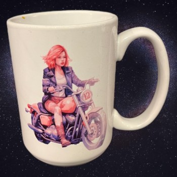Biker Babe Mug 2
