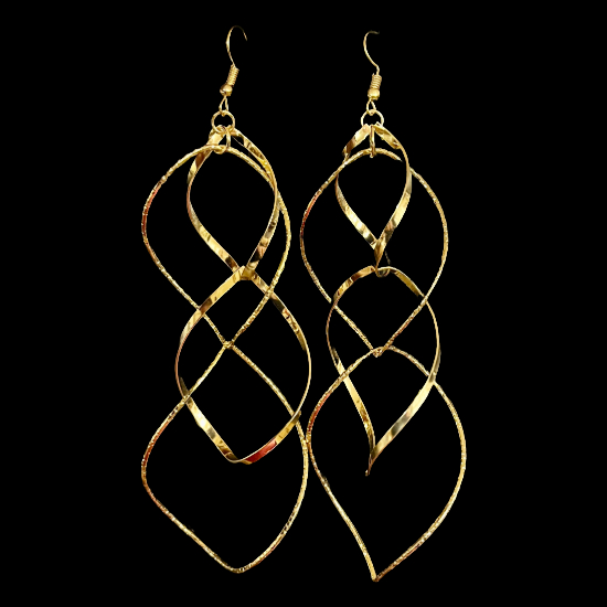 Gold Infinity Danglers