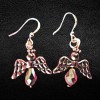 Assorted Crystal Colors Angel Earrings Assorted Crystal Colors Angel Earrings