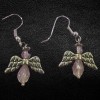 Assorted Crystal Colors Angel Earrings Assorted Crystal Colors Angel Earrings