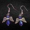 Assorted Crystal Colors Angel Earrings Assorted Crystal Colors Angel Earrings
