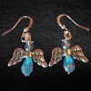 Assorted Crystal Colors Angel Earrings Assorted Crystal Colors Angel Earrings