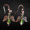 Assorted Crystal Colors Angel Earrings Assorted Crystal Colors Angel Earrings