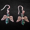 Assorted Crystal Colors Angel Earrings Assorted Crystal Colors Angel Earrings