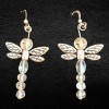 Assorted Crystal Colors Dragonfly Earrings Assorted Crystal Colors Dragonfly Earrings