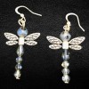 Assorted Crystal Colors Dragonfly Earrings Assorted Crystal Colors Dragonfly Earrings