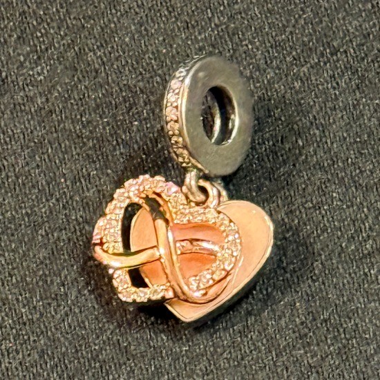 925 SS Charm Our Panda Hearts Infinity 925 SS Charm Our Panda Hearts Infinity