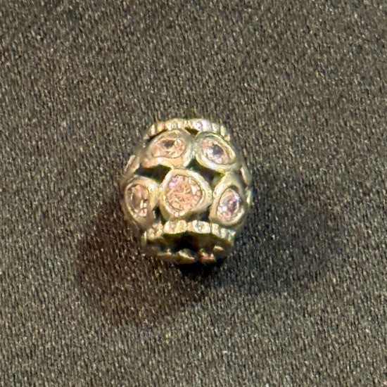 925 SS Charm Our Panda Sphere Pink Hearts 925 SS Charm Our Panda Sphere Pink Hearts