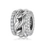 925 Sterling Silver Charm Our Panda Chain Link