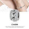 925 Sterling Silver Charm Our Panda Chain Link 925 Sterling Silver Charm Our Panda Chain Link