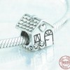 925 Sterling Silver Charm Our Panda Fairy Tale House 925 Sterling Silver Charm Our Panda Fairy Tale House