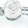 925 Sterling Silver Bracelet Our Panda Pink Rose Bow Clasp 925 Sterling Silver Bracelet Our Panda Pink Rose Bow Clasp