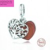 925 Sterling Silver Charm Our Panda Tree of Life Red Heart 925 Sterling Silver Charm Our Panda Tree of Life Red Heart