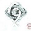 925 Sterling Silver Charm Our Panda Square Zirconia Bangles 925 Sterling Silver Charm Our Panda Square Zirconia Bangles
