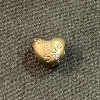 925 SS Charm Our Panda Heart "Sister" 925 SS Charm Our Panda Heart "Sister"