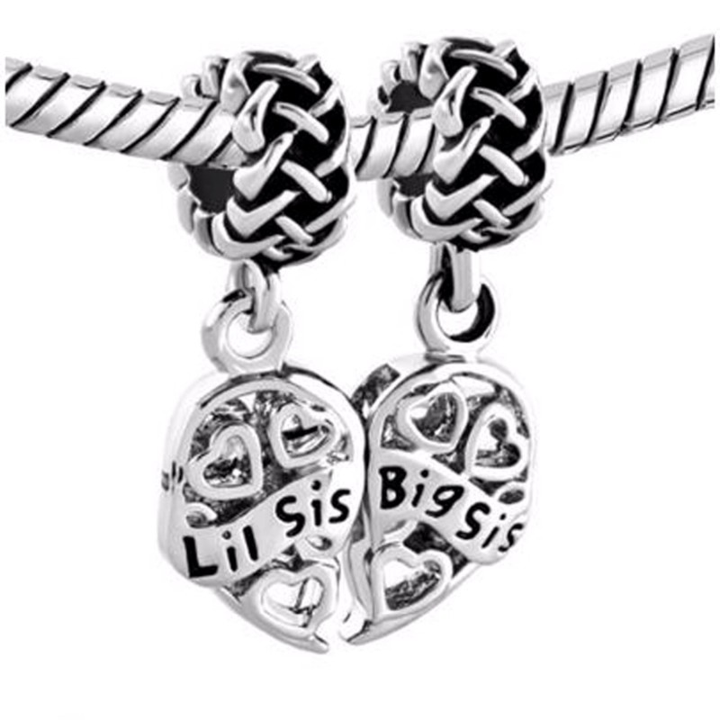 925 SS Charm Our Panda "Big Sis" "Lil Sis" 925 SS Charm Our Panda "Big Sis" "Lil Sis"