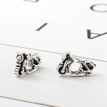925 Sterling Silver Charm Our Panda Motorcycle Crystal 925 Sterling Silver Charm Our Panda Motorcycle Crystal
