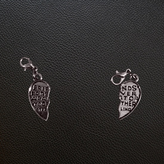 925 SS Charm Set "Friends Forever Apart or Together" 925 SS Charm Set "Friends Forever Apart or Together"