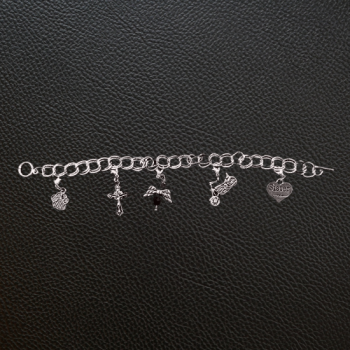 925 Sterling Silver Charm Bracelet 925 Sterling Silver Charm Bracelet