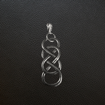 925 Sterling Silver Charm Double Infinity 925 Sterling Silver Charm Double Infinity