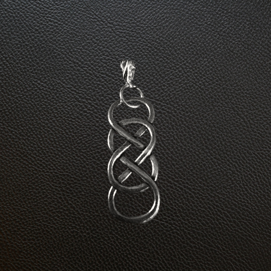 925 Sterling Silver Charm Double Infinity 925 Sterling Silver Charm Double Infinity