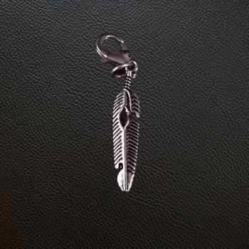 925 Sterling Silver Charm Feather 925 Sterling Silver Charm Feather