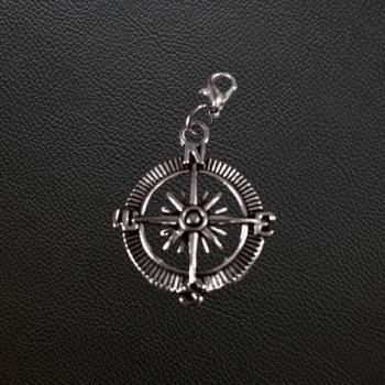 925 Sterling Silver Charm Compass