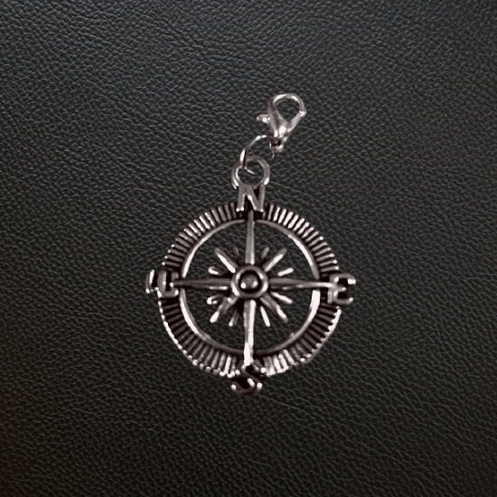 925 Sterling Silver Charm Compass 925 Sterling Silver Charm Compass