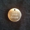 925 Sterling Silver Charm with Message 925 Sterling Silver Charm with Message