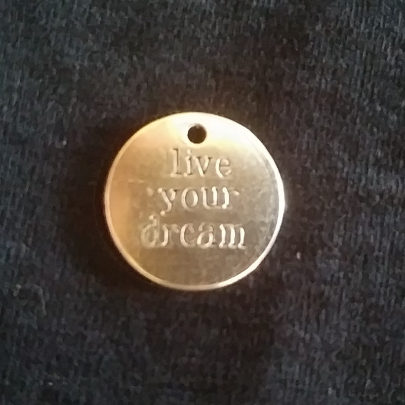 925 Sterling Silver Charm with Message 925 Sterling Silver Charm with Message