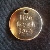 925 Sterling Silver Charm with Message 925 Sterling Silver Charm with Message