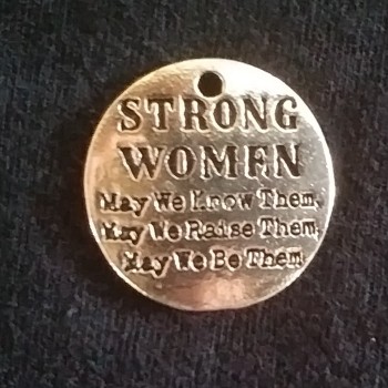Gold Charm "Strong Women" Gold Charm "Strong Women"