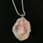 Pendant Crystal Geode Pink