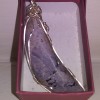 Pendant Bertrandite Purple Pendant Bertrandite Purple