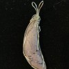 Pendant Bertrandite Purple Pendant Bertrandite Purple