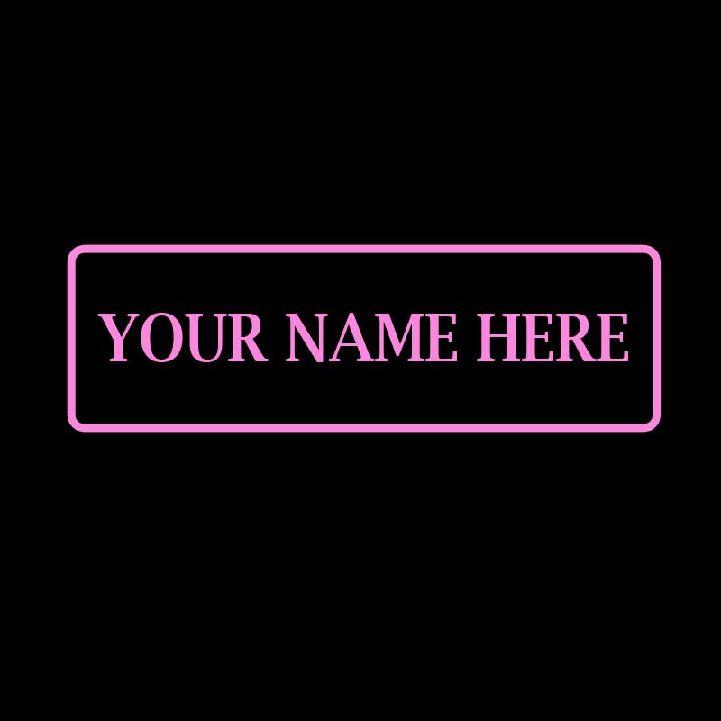 Name Tag Patch Name Tag Patch