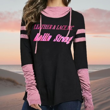 Rollin Strong Leather & Lace MC Shirt