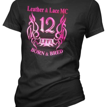 Born and Bred Leather & Lace MC Shirt