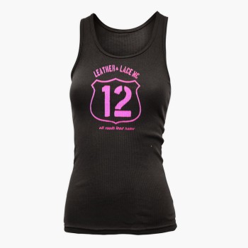 Leather & Lace MC All Roads Lead Home Tank Leather & Lace MC All Roads Lead Home Tank