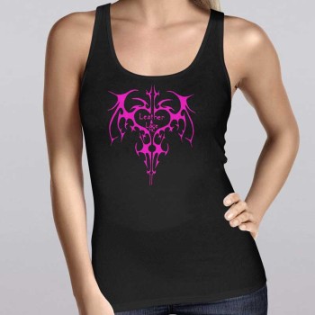 Leather & Lace MC Tribal Heart Tank